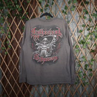 L - Vintage Y2K American Vintage T-Shirts brotherhood - Gray - L