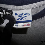 XL - Vintage Y2K Reebok T-Shirts embroider chest hit ringer - Gray - XL