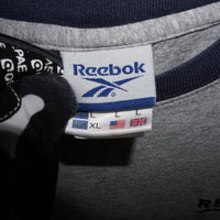 XL - Vintage Y2K Reebok T-Shirts embroider chest hit ringer - Gray - XL