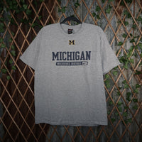 L - Vintage Y2K Nike T-Shirts michigan wolverines football - Gray - L
