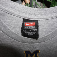 L - Vintage Y2K Nike T-Shirts michigan wolverines football - Gray - L