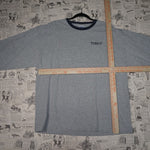 XL - Vintage Y2K Reebok T-Shirts embroider chest hit ringer - Gray - XL