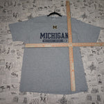 L - Vintage Y2K Nike T-Shirts michigan wolverines football - Gray - L