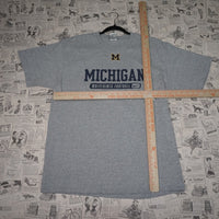 L - Vintage Y2K Nike T-Shirts michigan wolverines football - Gray - L