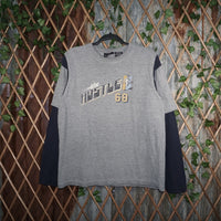 M - Vintage Y2K No Boundaries T-Shirts hustle 68 double - Gray - M
