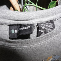 M - Vintage Y2K No Boundaries T-Shirts hustle 68 double - Gray - M