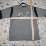 M - Vintage Y2K No Boundaries T-Shirts hustle 68 double - Gray - M