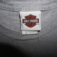 L - Vintage Y2K Harley-davidson T-Shirts inside passage - Gray - L