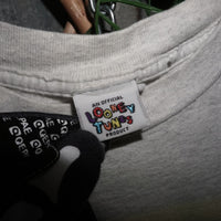 L - Vintage Y2K Looney Tunes T-Shirts marvin martian life - Gray - L