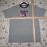 L - Vintage Y2K Disney T-Shirts disneyland mickey mouse - Gray - L