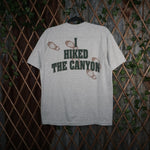 L - Vintage Y2K American Vintage T-Shirts hiked grand canyon - Gray - L
