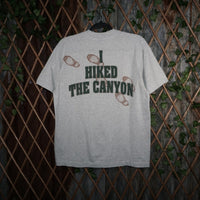 L - Vintage Y2K American Vintage T-Shirts hiked grand canyon - Gray - L