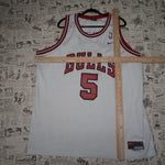 XXL - Vintage Y2K Nike T-Shirts jalen rose double sided - White - XXL