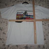 XXL - Vintage Y2K American Vintage T-Shirts rods rotors army - White - XXL