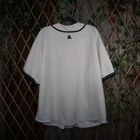 L - Vintage Y2K Starter T-Shirts asphalt legend baseball - White - L