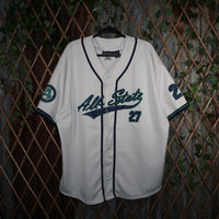 L - Vintage Y2K Starter T-Shirts asphalt legend baseball - White - L