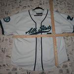 L - Vintage Y2K Starter T-Shirts asphalt legend baseball - White - L