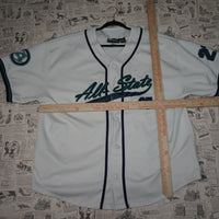 L - Vintage Y2K Starter T-Shirts asphalt legend baseball - White - L
