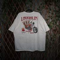 XXL - Vintage Y2K American Vintage T-Shirts laughlin 2004 - White - XXL