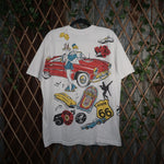 XL - Vintage Y2K For The Loom T-Shirts cruisin shes fine my - White - XL