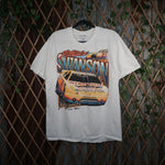 L - Vintage Y2K Nascar T-Shirts mike swanson no limits - White - L