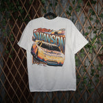 L - Vintage Y2K Nascar T-Shirts mike swanson no limits - White - L