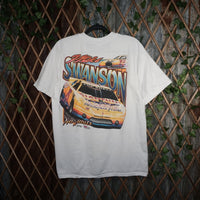 L - Vintage Y2K Nascar T-Shirts mike swanson no limits - White - L