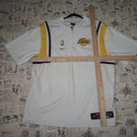 L - Vintage Y2K Nike T-Shirts nba embroider los angeles - White - L