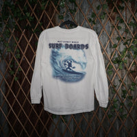 M - Vintage Y2K Disney T-Shirts walt world surf boardshawaii - White - M