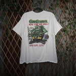 XL - Vintage Y2K American Vintage T-Shirts rat fink gun - White - XL
