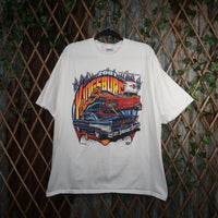 XXL - Vintage Y2K American Vintage T-Shirts kingsburg car - White - XXL