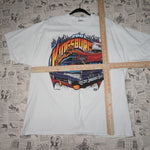 XXL - Vintage Y2K American Vintage T-Shirts kingsburg car - White - XXL