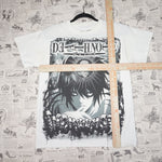 S - Vintage Y2K Shohen Jump T-Shirts death note anime big - White - S