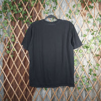 L - Vintage Y2K Element T-Shirts spellout across chest skate - Black - L