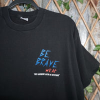 XL - Vintage Y2K American Vintage T-Shirts brave wear no - Black - XL