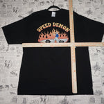 XL - Vintage Y2K Aaa T-Shirts speed demon racer mach - Black - XL