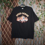XL - Vintage Y2K Aaa T-Shirts speed demon racer mach - Black - XL
