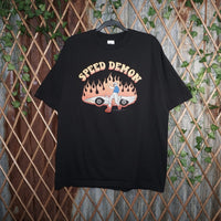 XL - Vintage Y2K Aaa T-Shirts speed demon racer mach - Black - XL