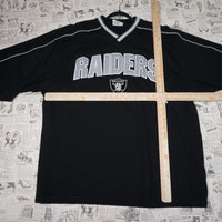 XXL - Vintage Y2K Nfl T-Shirts oakland raiders arc spellout - Black - XXL