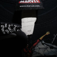 M - Vintage Y2K Marvel T-Shirts hulk iron man quicksilver - Black - M