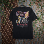 XL - Vintage Y2K American Vintage T-Shirts dan finks faded - Black - XL