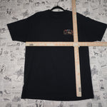 XL - Vintage Y2K American Vintage T-Shirts dan finks faded - Black - XL