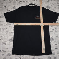 XL - Vintage Y2K American Vintage T-Shirts dan finks faded - Black - XL