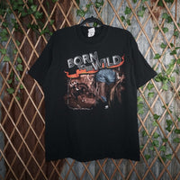 XL - Vintage Y2K American Vintage T-Shirts born wild chaps - Black - XL