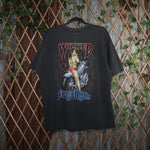XL - Vintage Y2K American Vintage T-Shirts hell wheels - Black - XL