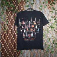 M - Vintage Y2K Taboo T-Shirts rock roll guitar heaven - Black - M