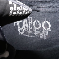 M - Vintage Y2K Taboo T-Shirts rock roll guitar heaven - Black - M