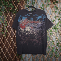 L - Vintage Y2K Chereskin T-Shirts superman metropolis dc - Black - L