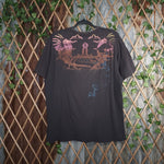 L - Vintage Y2K Chereskin T-Shirts superman metropolis dc - Black - L