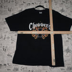 XL - Vintage Y2K American Vintage T-Shirts choppers iron - Black - XL